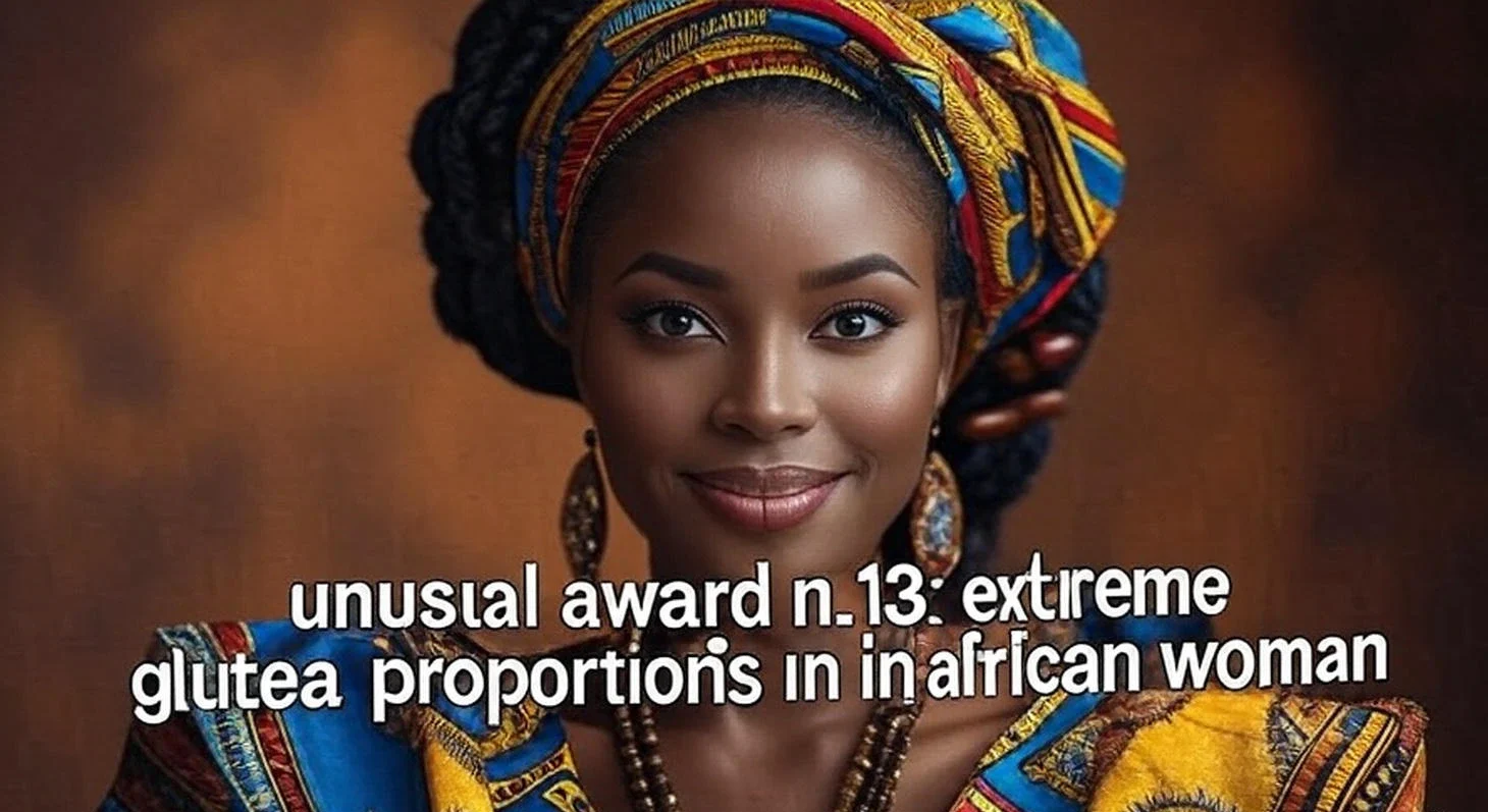 Unusual Award N.13: Extreme Gluteal Proportions in African Woman