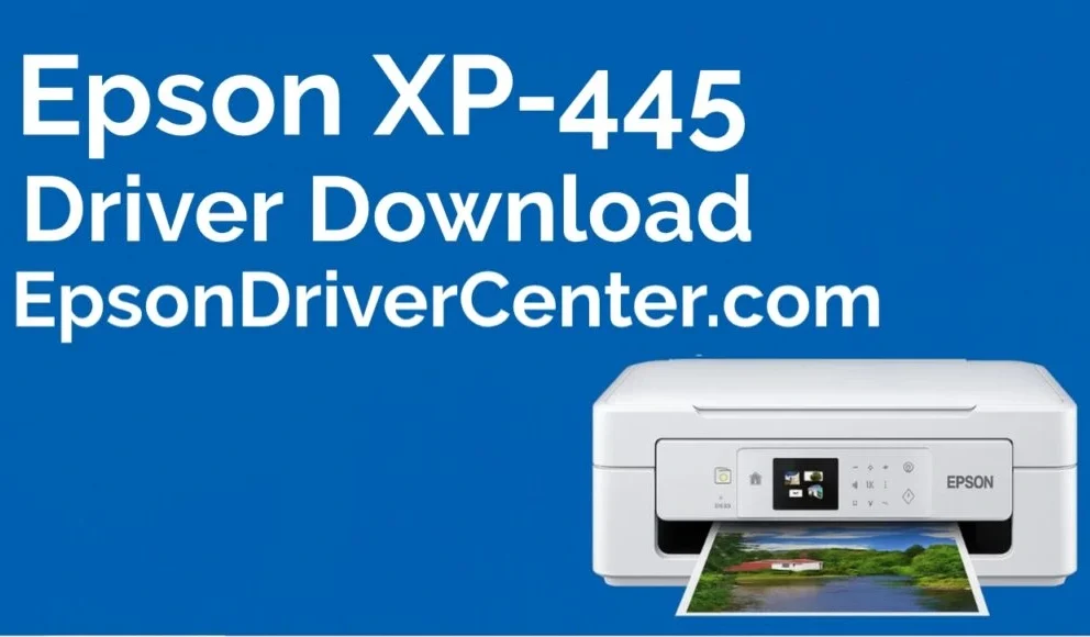Epson XP-445 Driver Download epsondrivercenter.com Guide