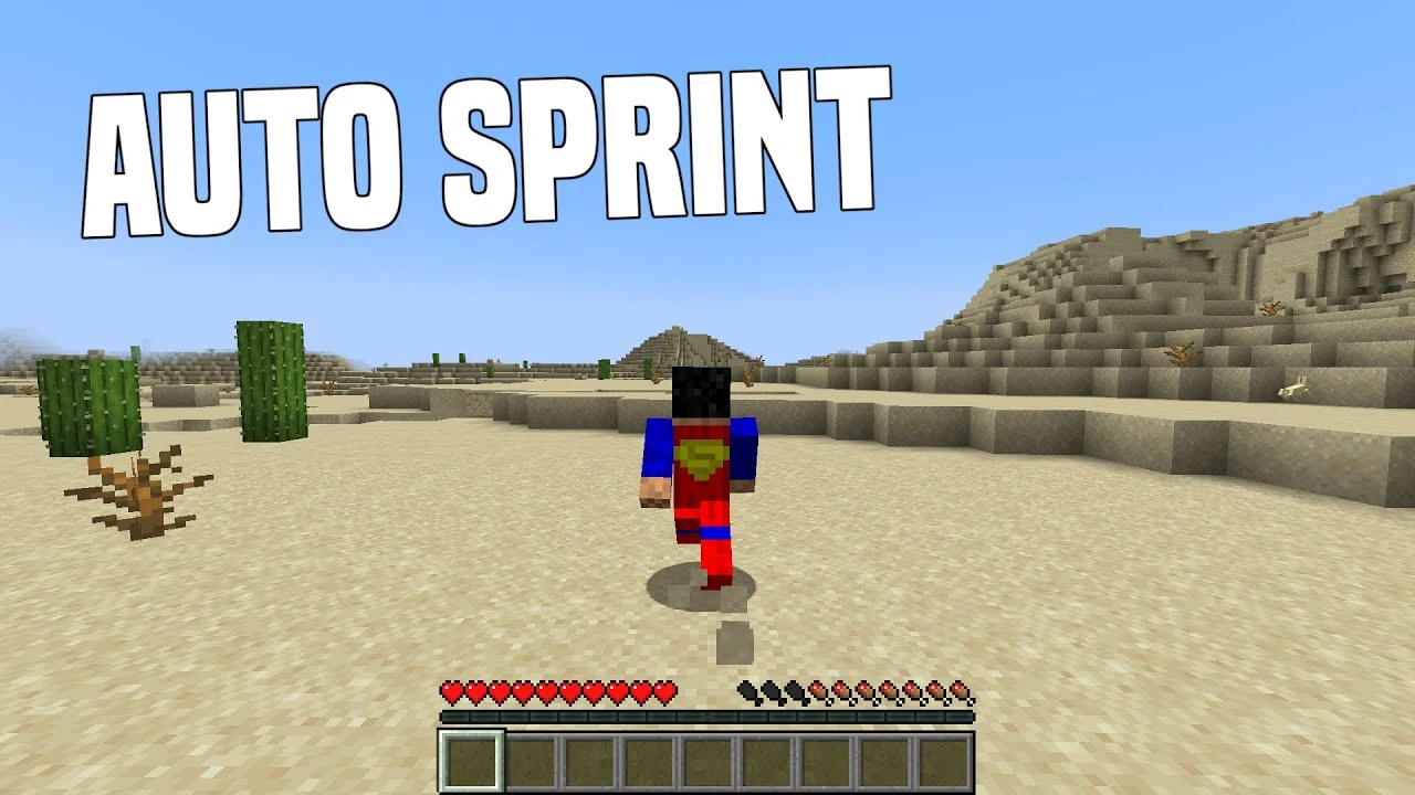 How to Get Auto Sprint Minecraft Bedrock Files